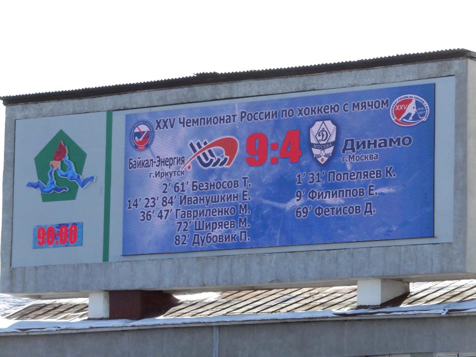 «Байкал-Энергия» дома разгромила столичное «Динамо»